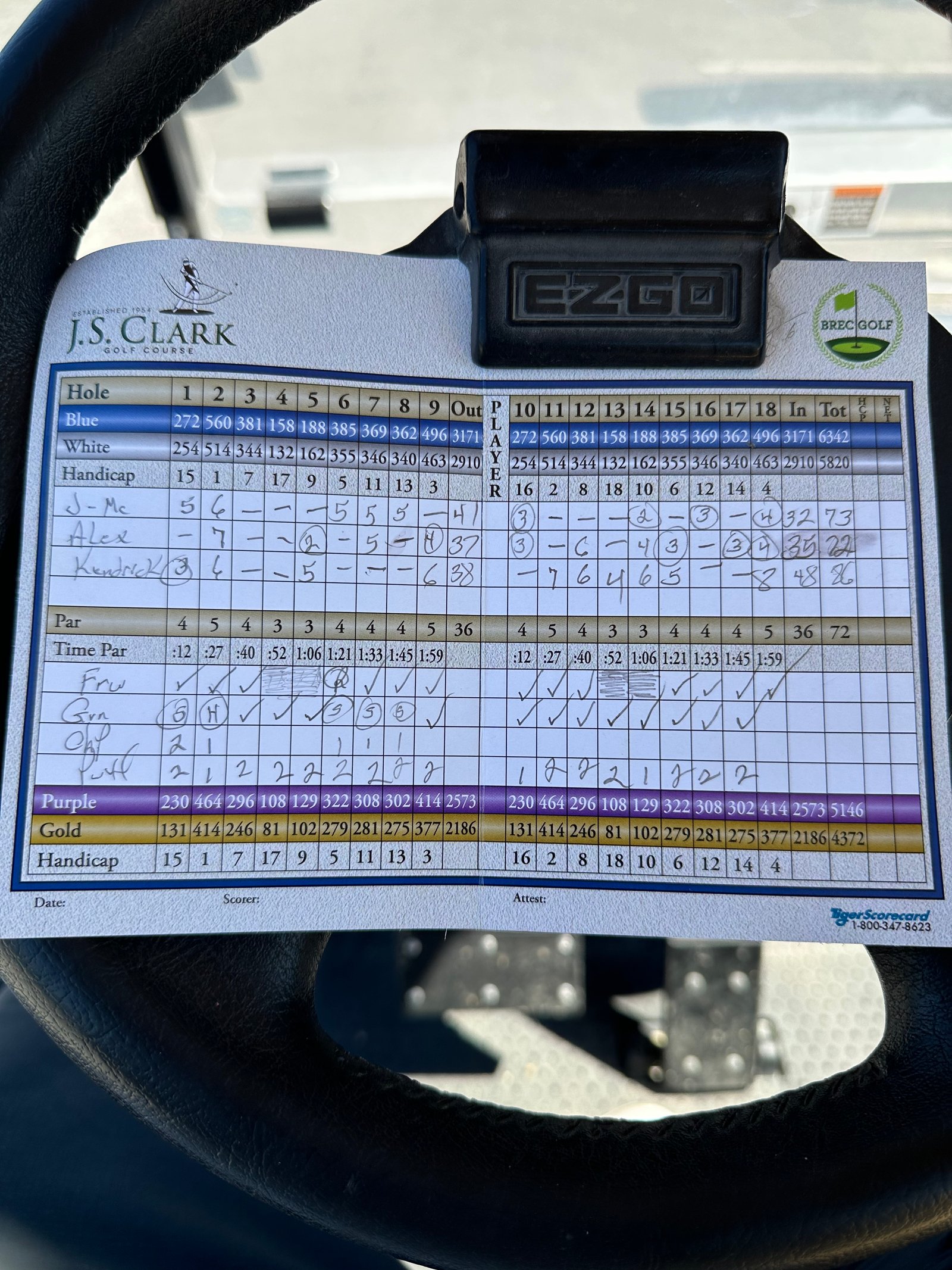 Best Round of Golf - Round 2